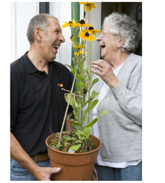 People with plant